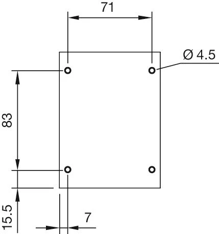 Mounting cut-outs