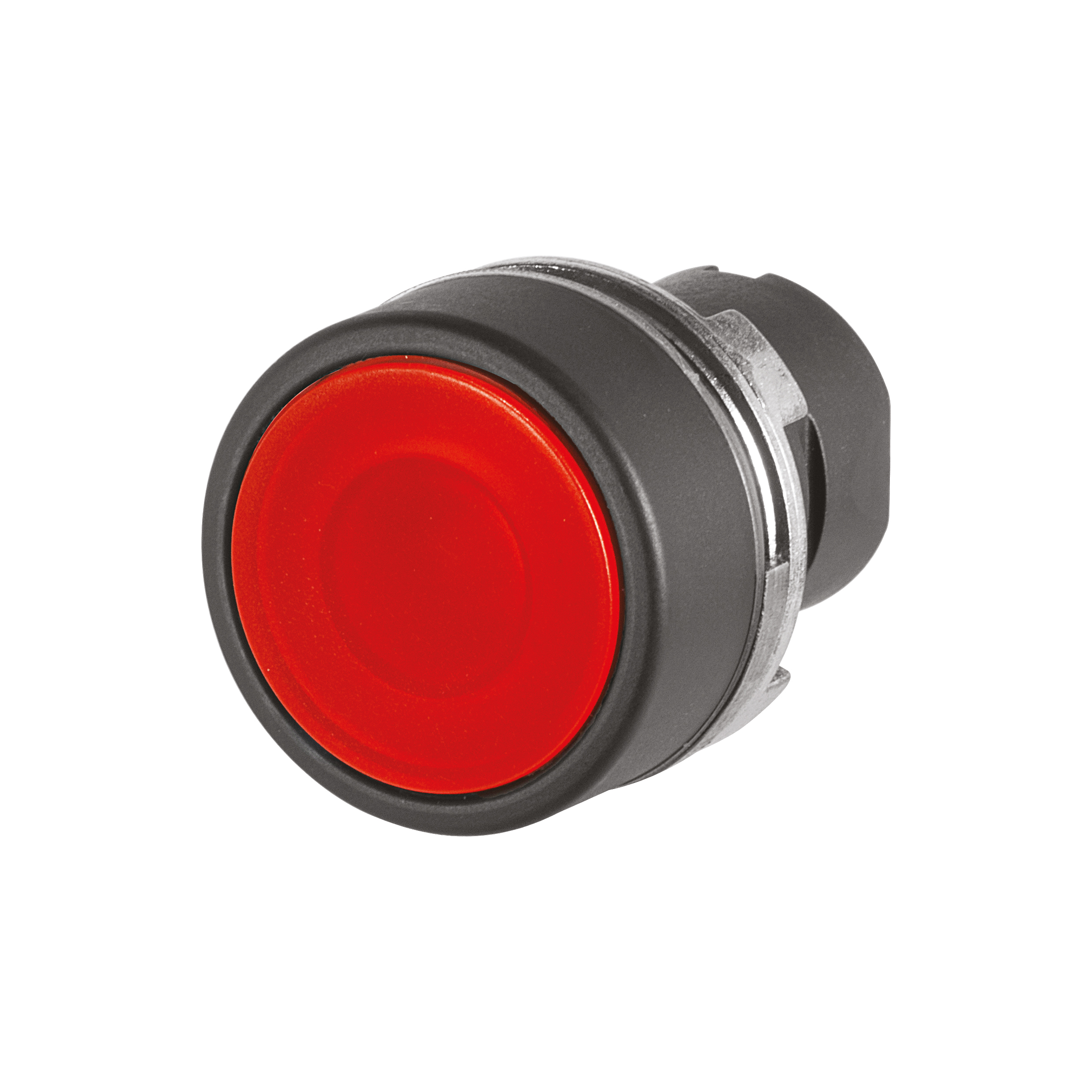 46-2234.11E0.000 Actuator, Ø 22.3 mm, Ø 29 mm, Flush, Illuminated, Red, Plastic, transparent, Round, Black, Plastic, Maintained, IP65, IK03