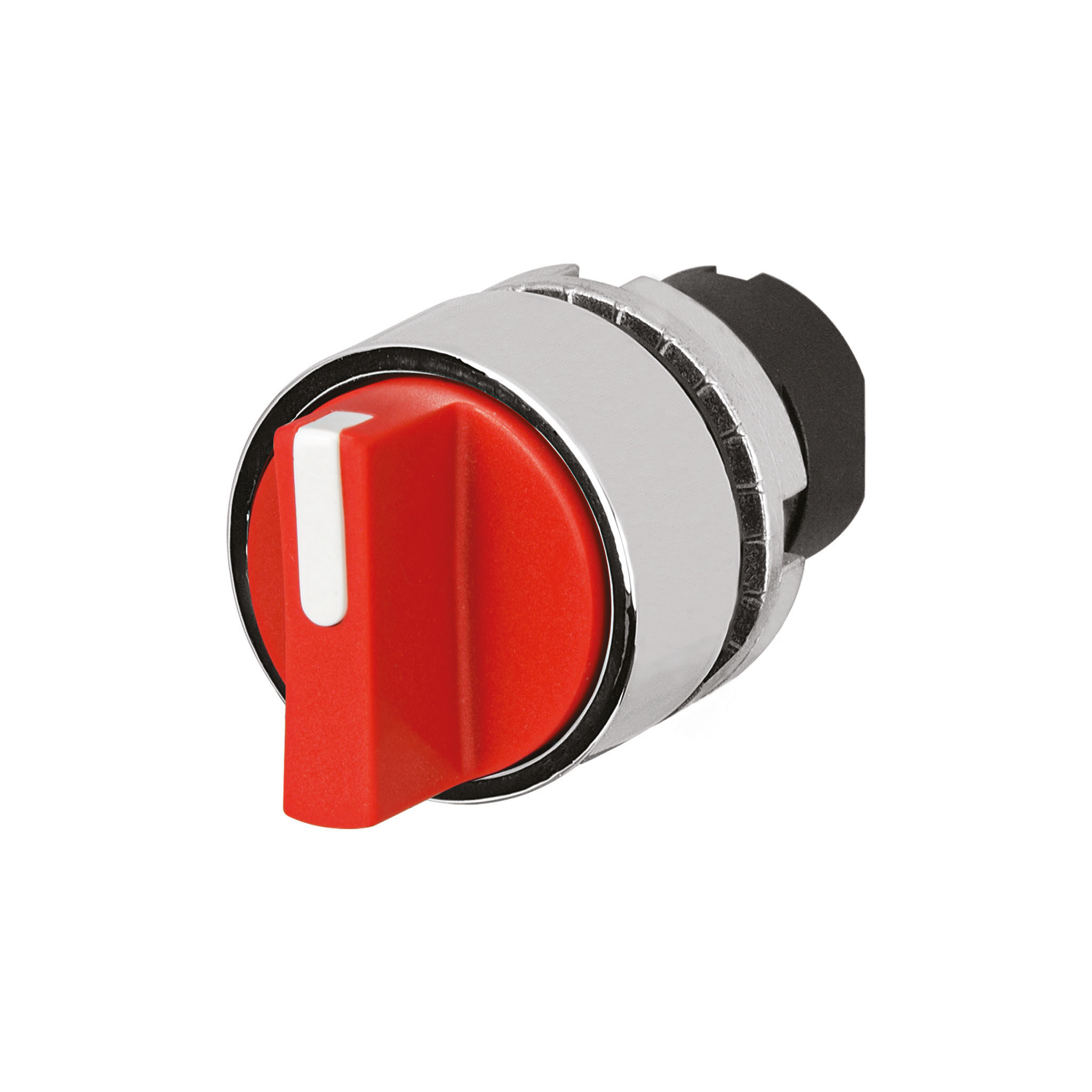 46-2828.3CP0.001 操作器, Ø 22.3 mm, Ø 30 mm, 不发光的, 红色, 短柄, 圆形, 银色, 金属, 复位 - 自锁, IP65, IK03