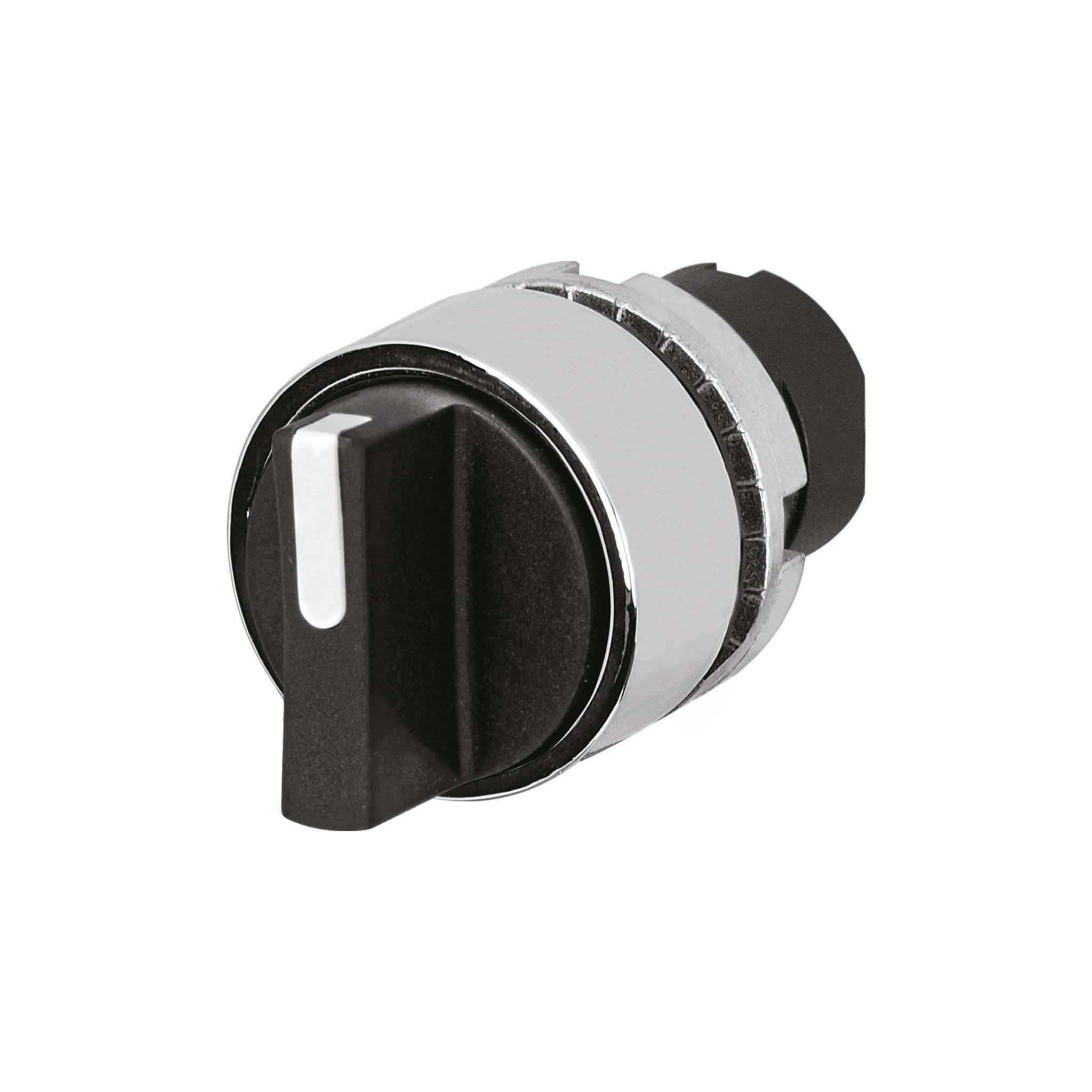 46-2828.3CV0.001 操作器, Ø 22.3 mm, Ø 30 mm, 不发光的, 黑色, 短柄, 圆形, 银色, 金属, 复位 - 自锁, IP65, IK03