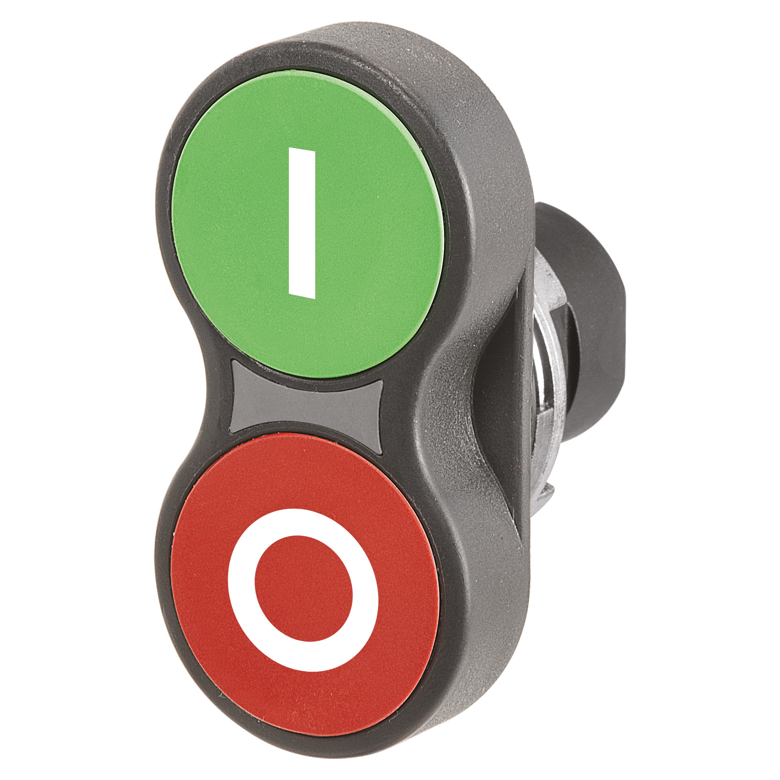 Illuminated double pushbutton, Series 46, 58 mm x 29 mm