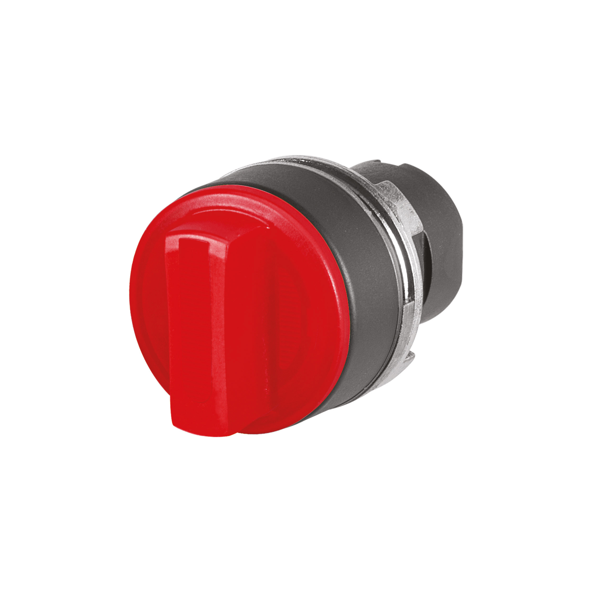 46-2W28.1CE0.001 Actuator, Ø 22.3 mm, Ø 30 mm, illuminative, Red, short, Round, Black, Plastic, Rest - Maintained, IP65, IK03
