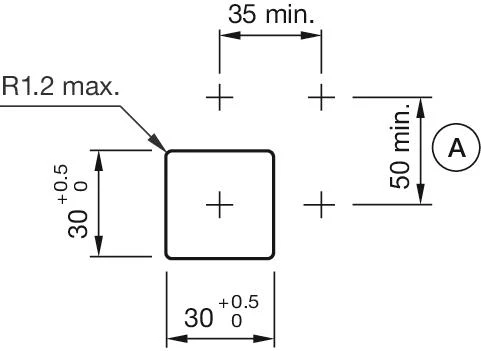 Mounting cut-outs