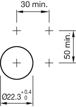 Mounting cut-outs