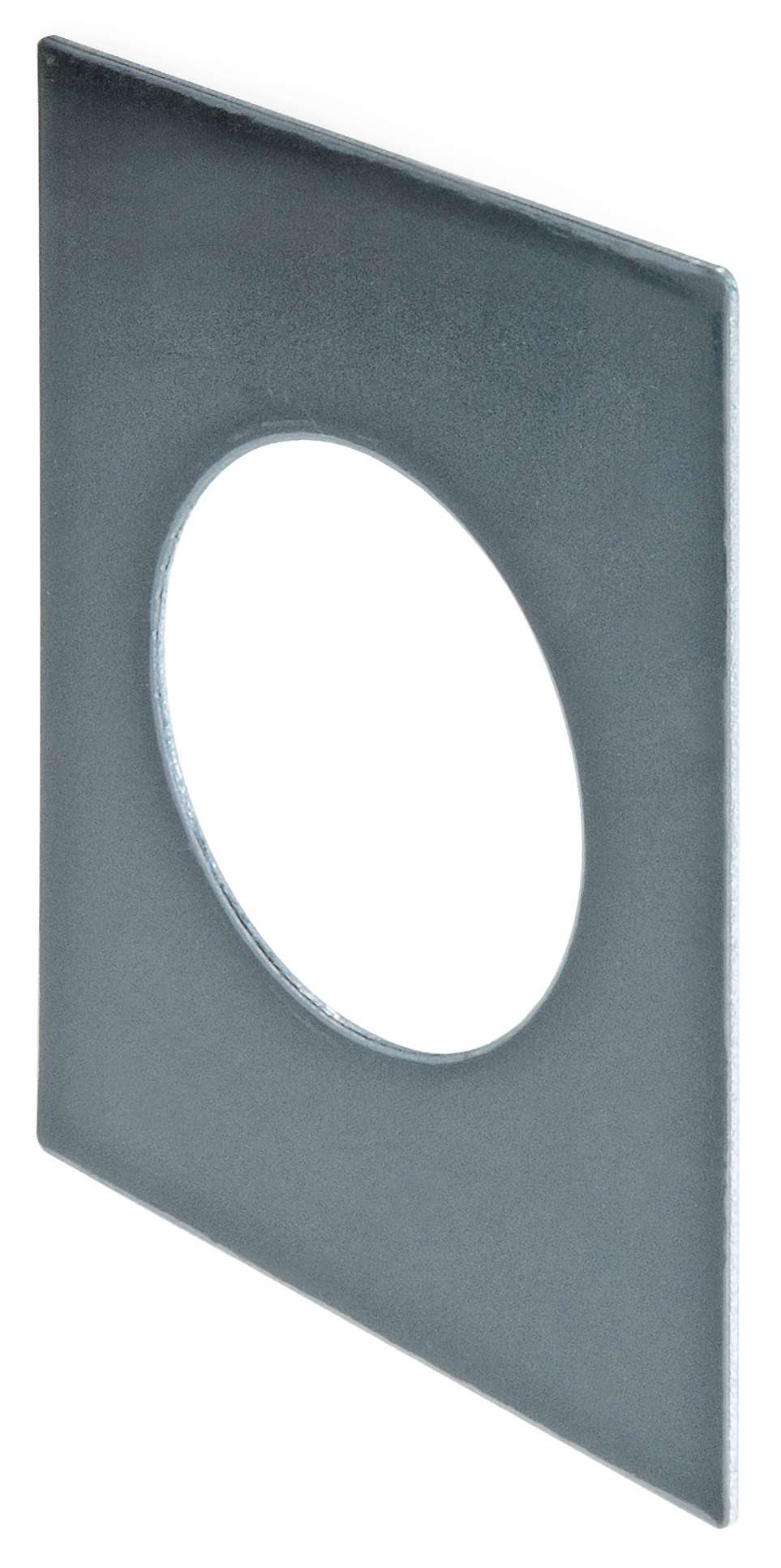 704.968.12 Legend plate, 48 mm x 60 mm, Aluminium, adhesive, Black, anodised