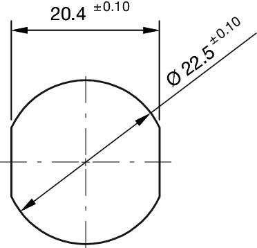 Orificios de montaje