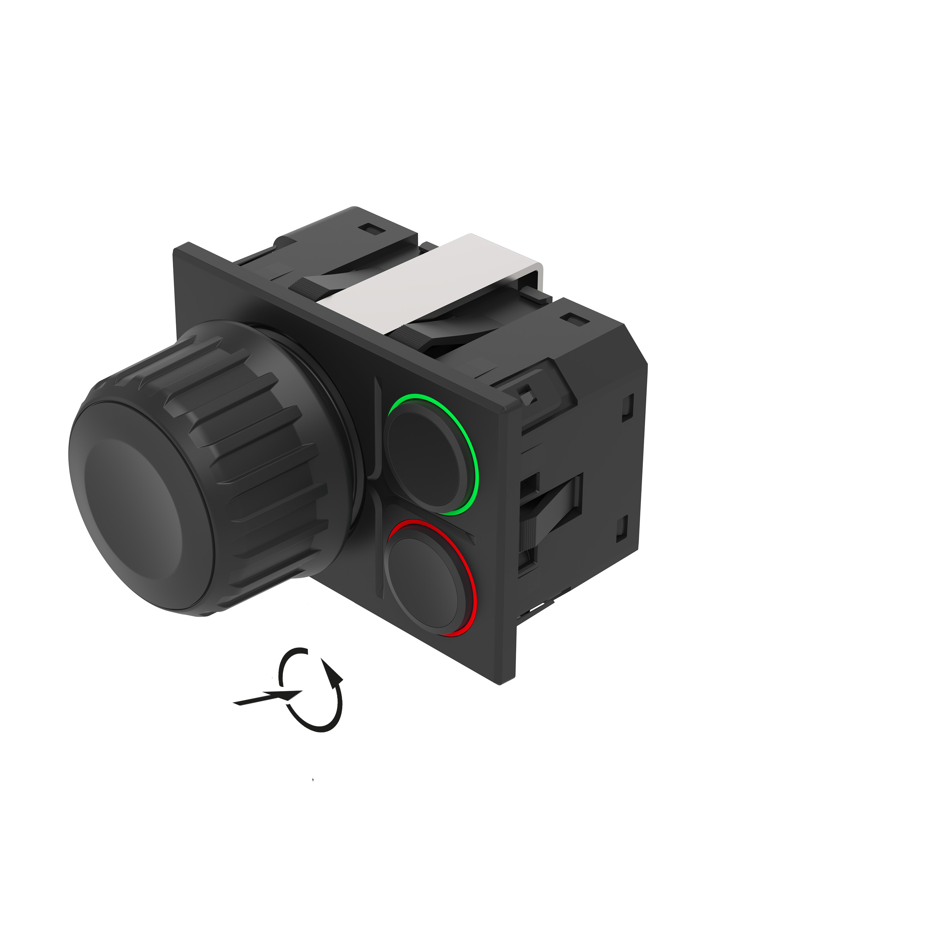 K09-31.000002 In-Cabin Keypads komplett, 8 - 32 V DC, TE 8P-1745000-3, rechteckig, ohne Symbol, SUPER (CAN, RGB LED)